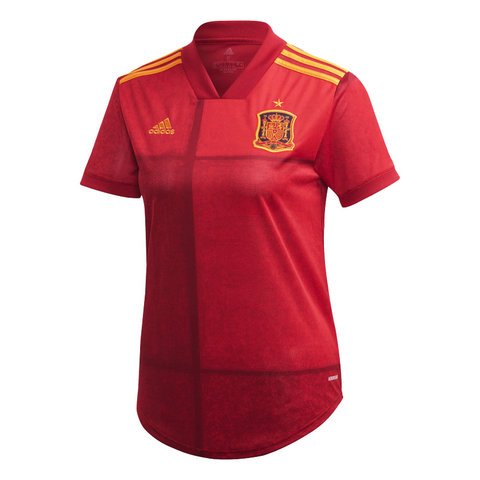 Camisetas de Espana Mujer Primera Euro 2020