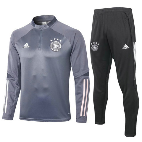 Camisetas de entrenamiento Alemania ML Gris Euro 2020