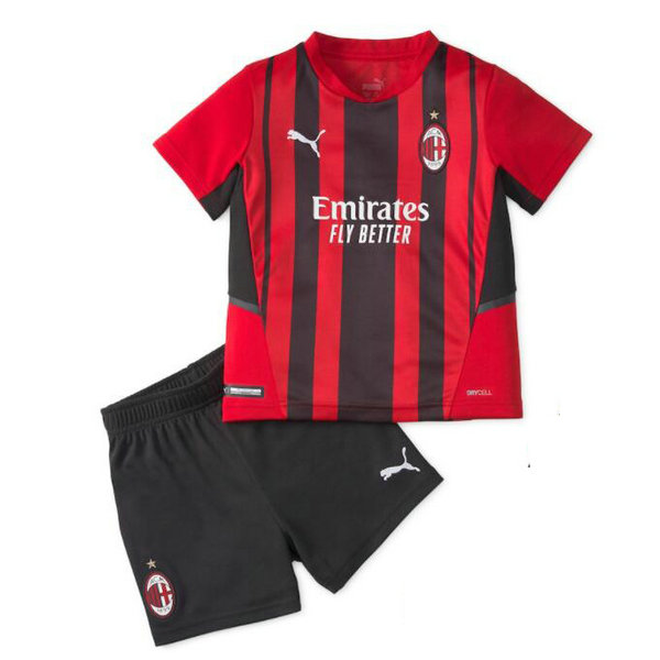 Camisetas del AC Milan Ninos Primera 2021-2022