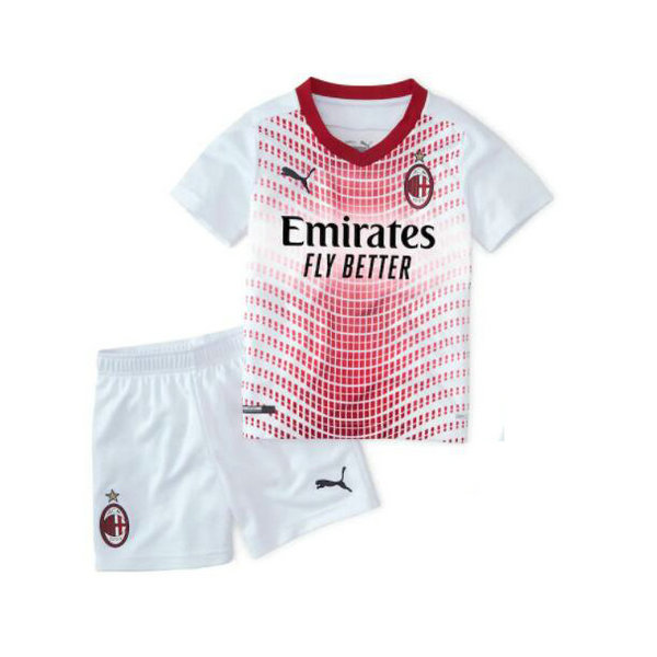 Camisetas del AC Milan Ninos Segunda 2020-2021