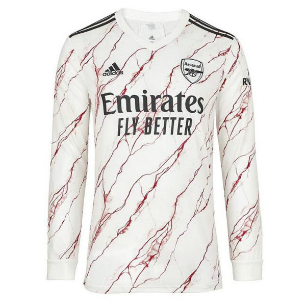 Camisetas del Arsenal Manga Larga Segunda 2020-2021