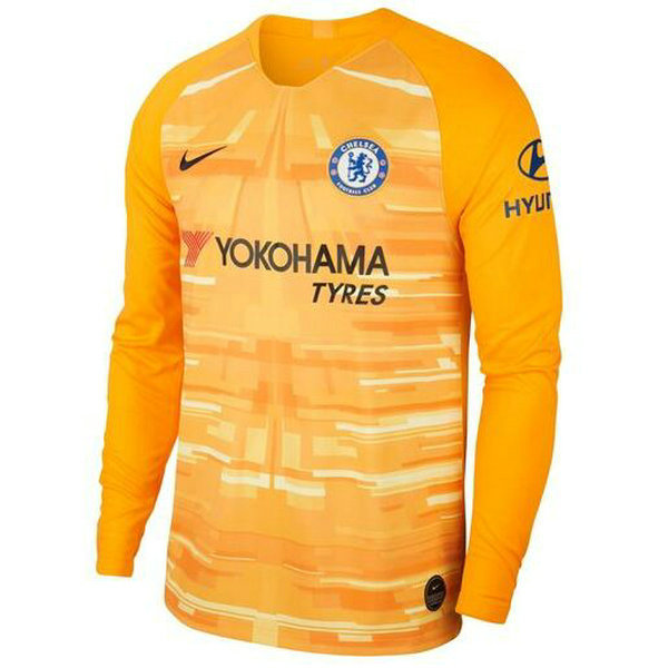 Camisetas del Chelsea Manga Larga Amarillo Portero 2019-2020