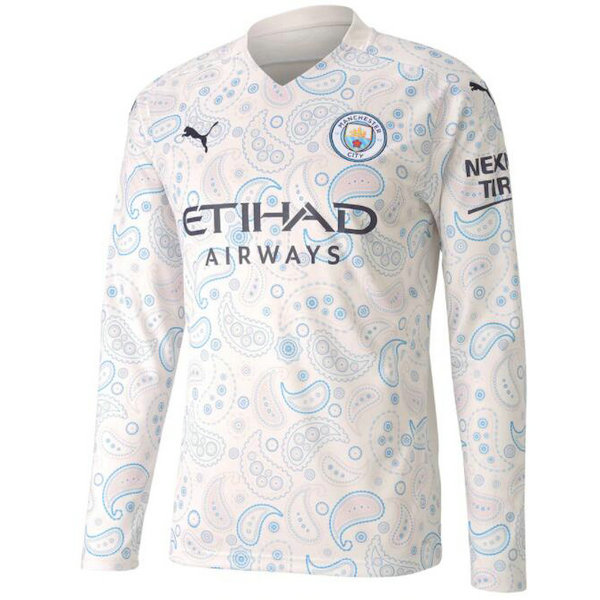 Camisetas del Manchester City Manga Larga Tercera 2020-2021