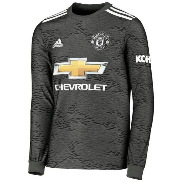 Camisetas del Manchester United Manga Larga Segunda 2020-2021