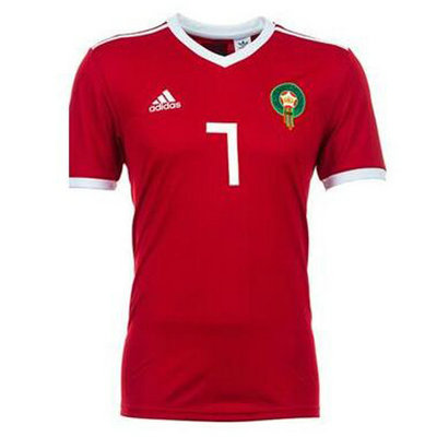 Camisetas de Marruecos Primera Copa Mundial 2018