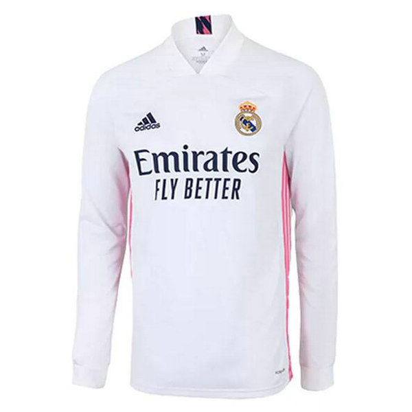 Camisetas del Real Madrid Manga Larga Primera 2020-2021