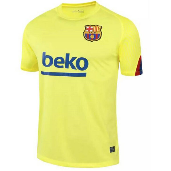Camisetas del entrenamiento Barcelona Amarillo 2020-2021