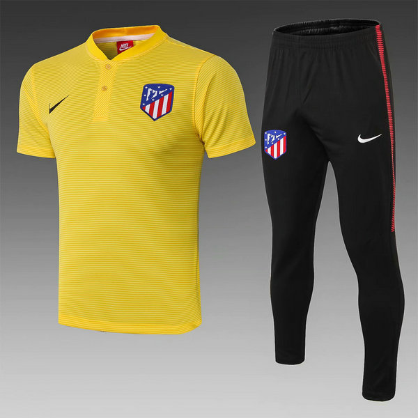 Camisetas del polo Atletico de Madrid Amarillo 2019-2020