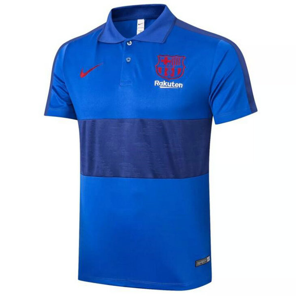 Camisetas del polo Barcelona Azul 2020-2021