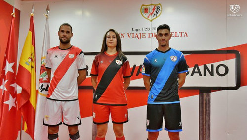 La historia de las camisetas de fútbol: Rayo Vallecano